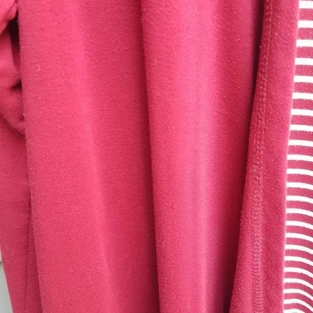 Hawthorne Deep Red Open Front Cardigan Size Medium - Picture 6 of 8